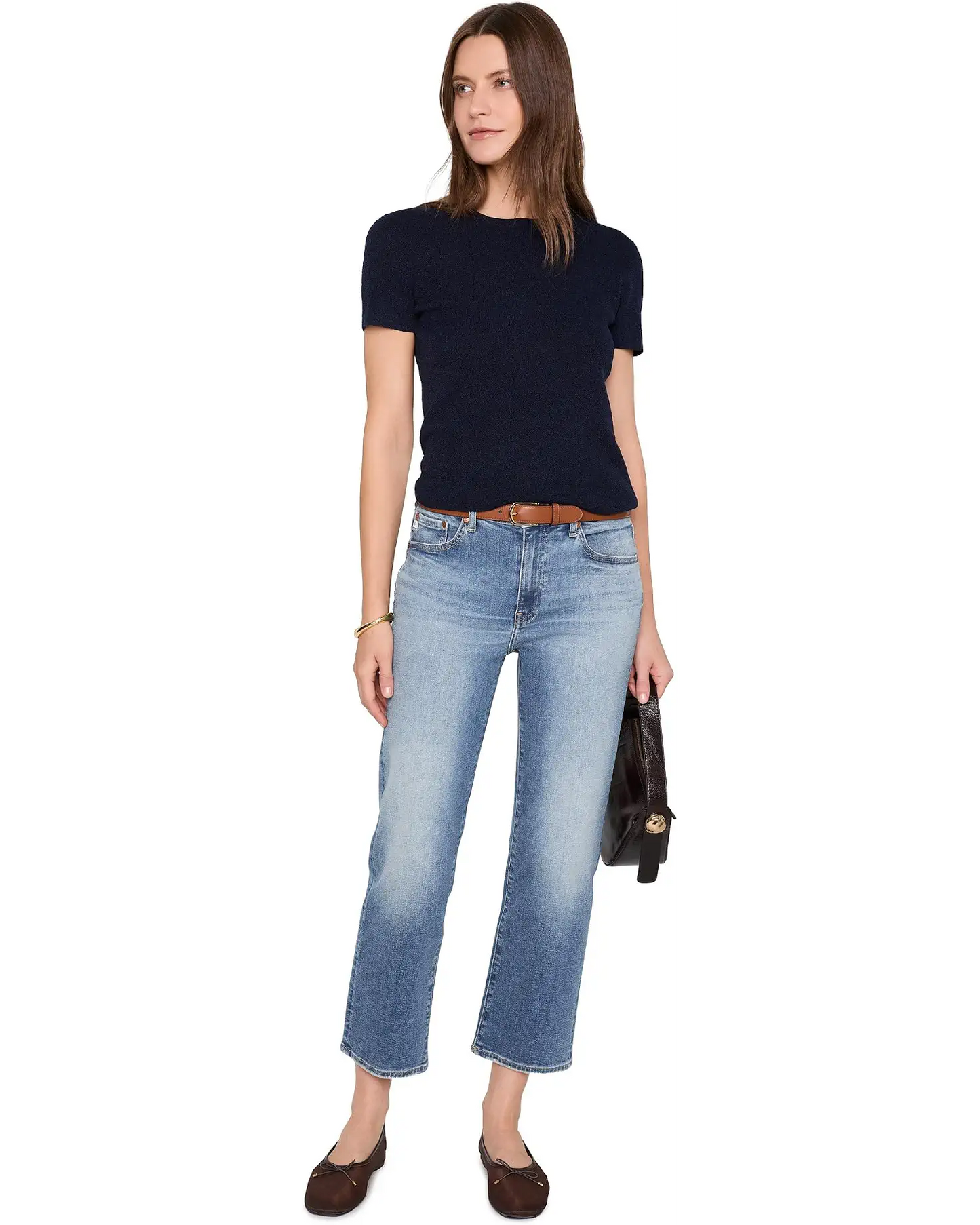 Brinley Crop Jean in 15 Years Bouquet