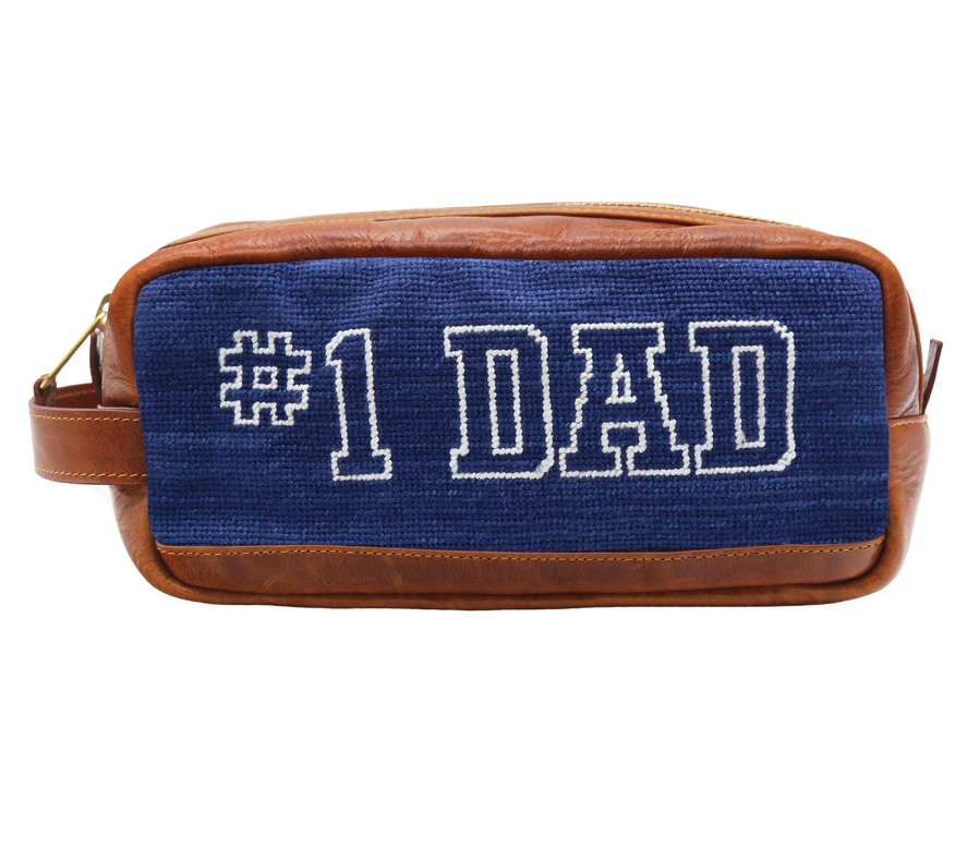 Number One Dad Toiletry Bag (Classic Navy)