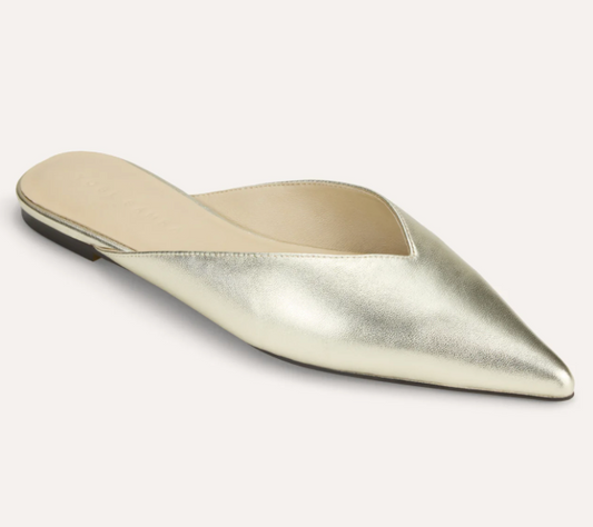 Nera in Gold Metallic Leather