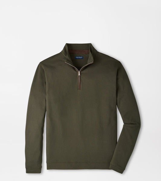 Peter Millar Albatross Cotton Blend Piqué Quarter-Zip