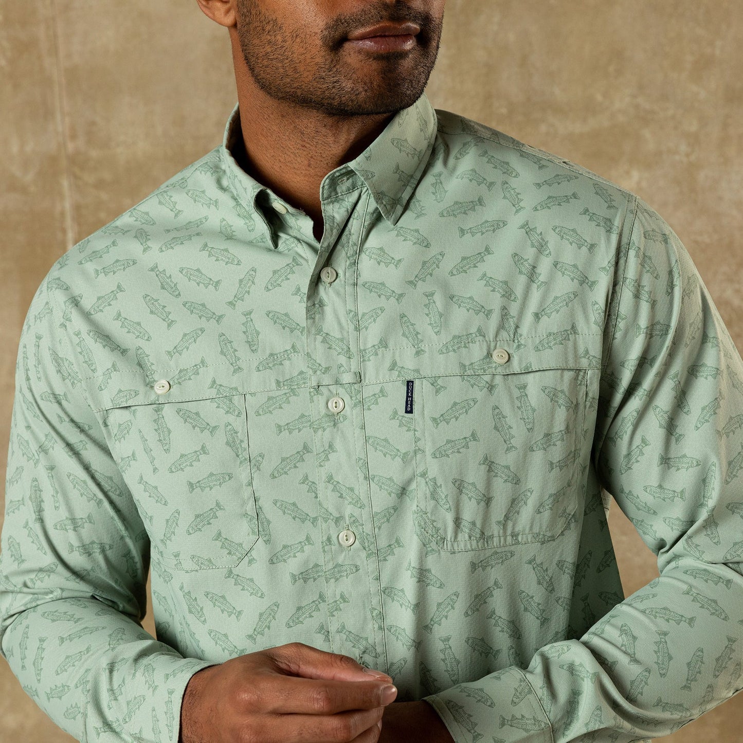 Performance Dobby Guide Shirt in Sage