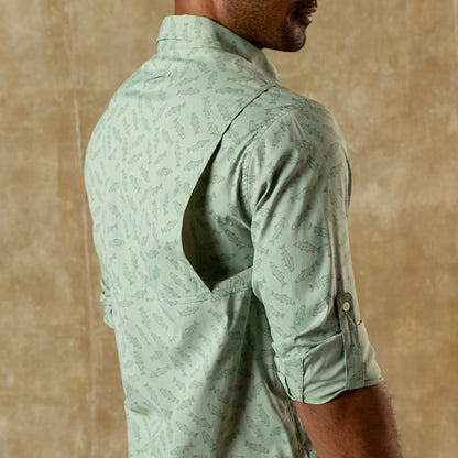 Performance Dobby Guide Shirt in Sage