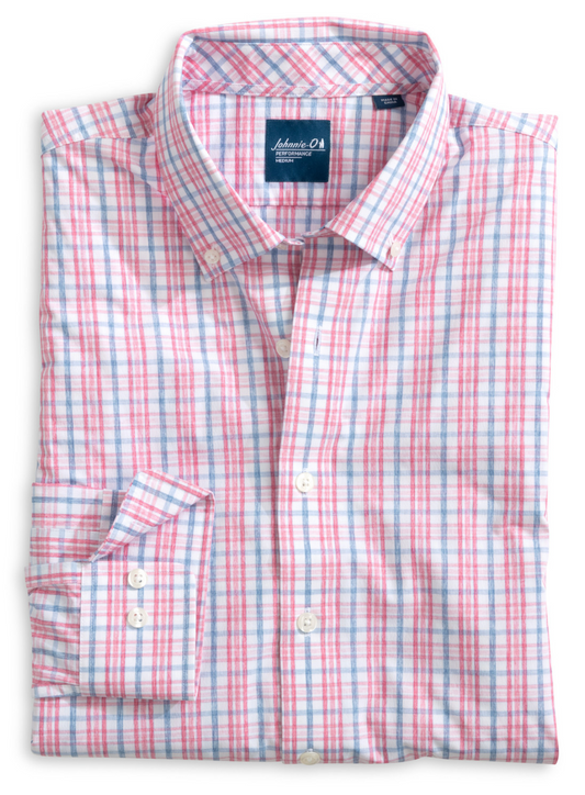 Everyday Performance Button Down Shirt-Tinsley Plaid