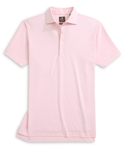 Fine Pique Knit 4-Button Polo-Elba Solid