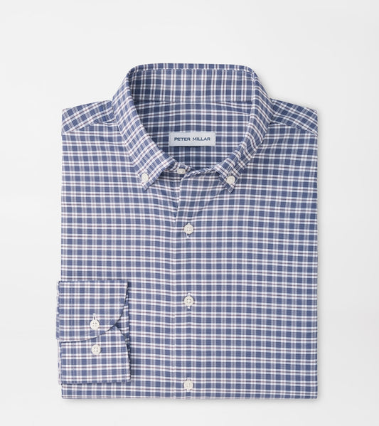Peter Millar Clark Performance Twill Sport Shirt