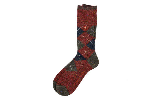 Argyle Andean Alpaca Yarn Socks