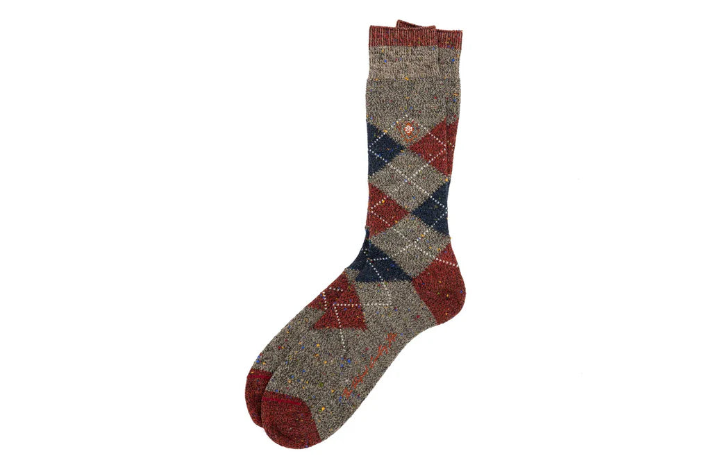 Argyle Andean Alpaca Yarn Socks