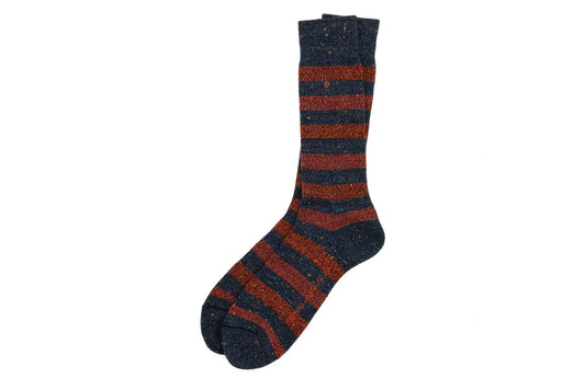 Stripe Andean Alpaca Yarn Socks