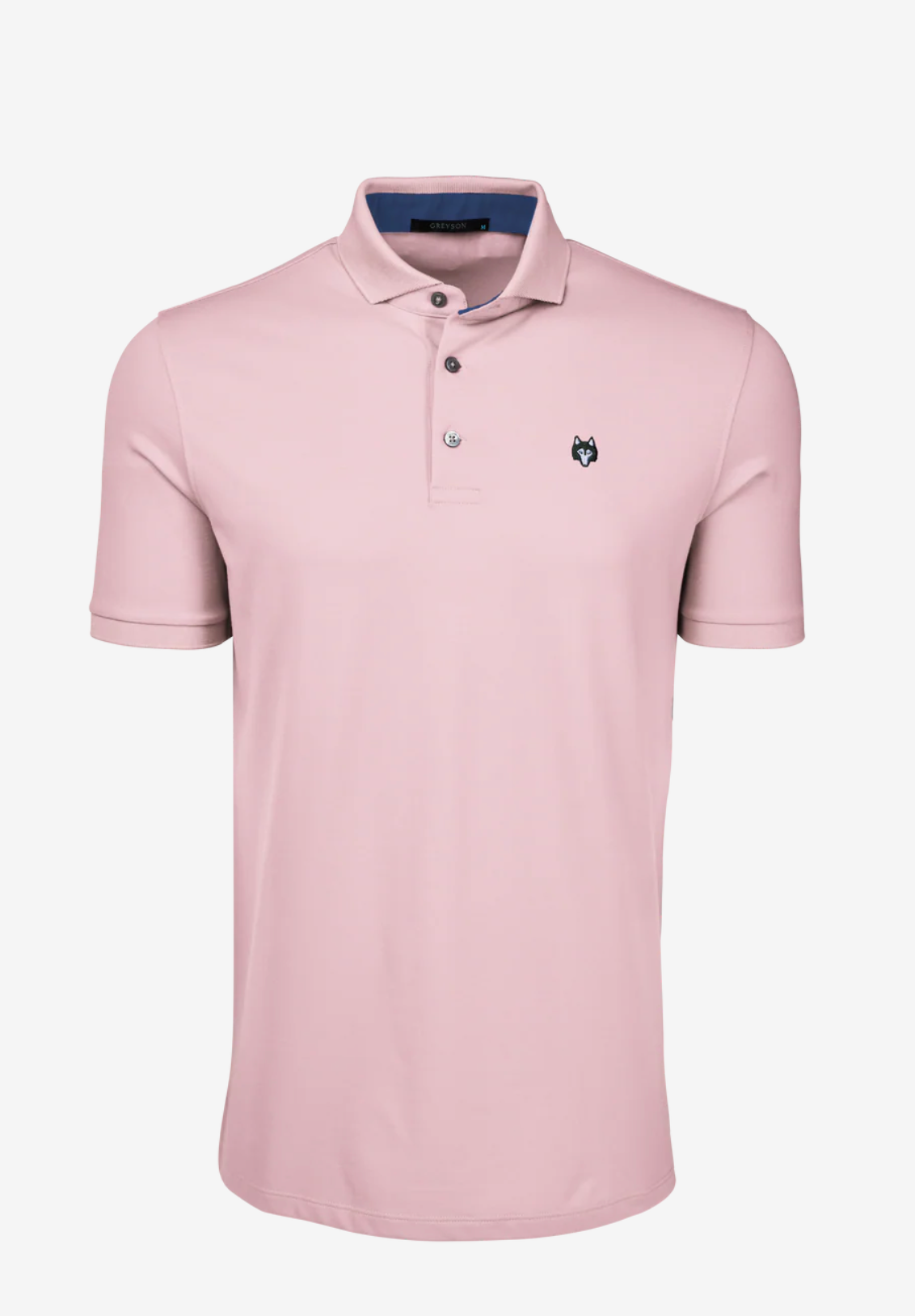 Crowley Icon Short Sleeve Polo in Pink Sky