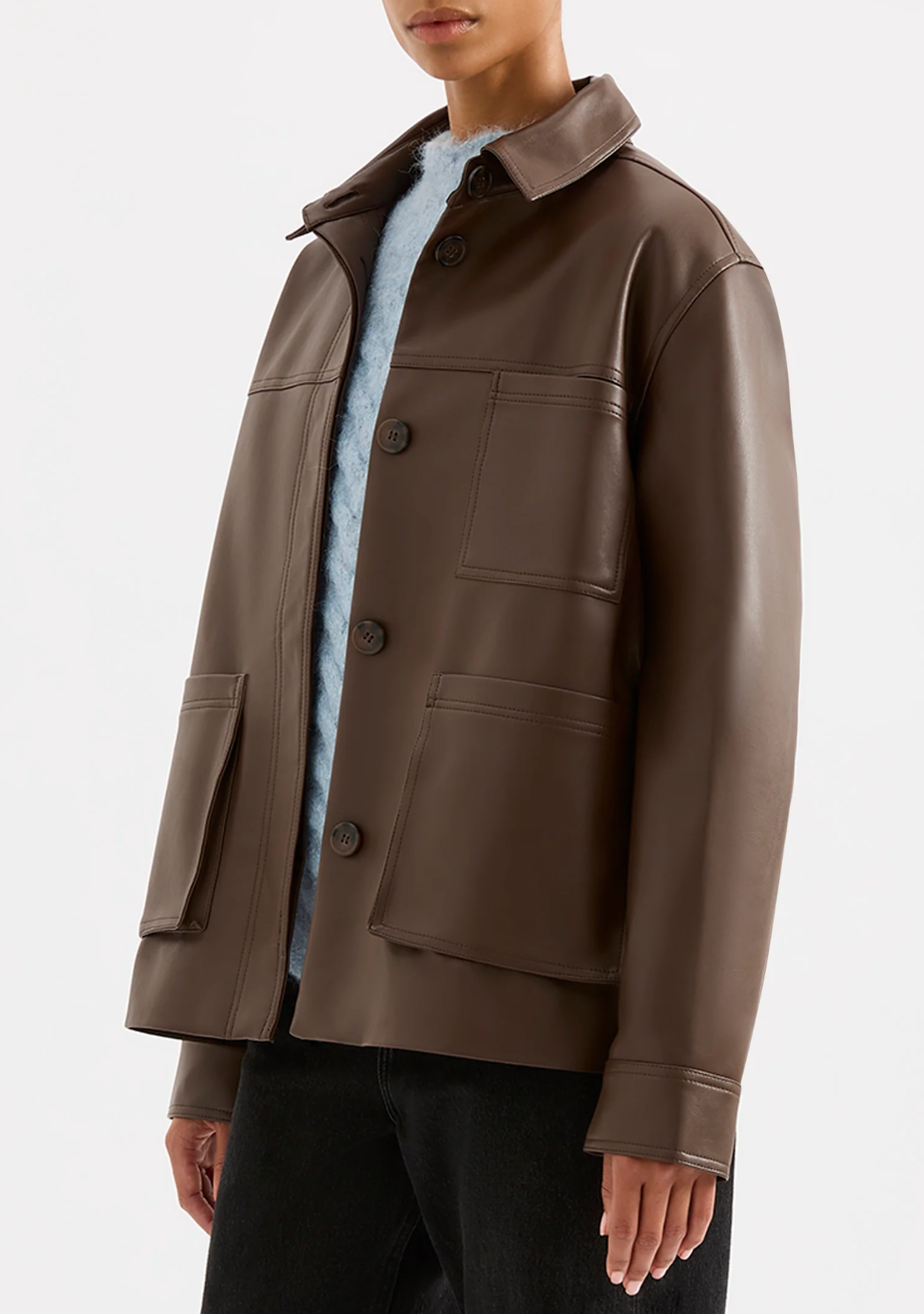 Telsey Faux Leather Jacket
