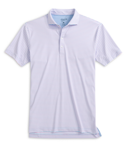 Performance Jersey Polo-Rez Stripe