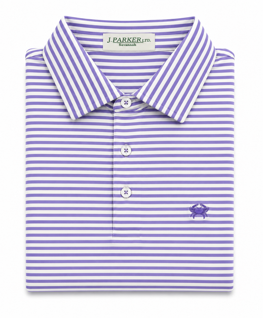 The Bonaventure Stripe Performance Polo