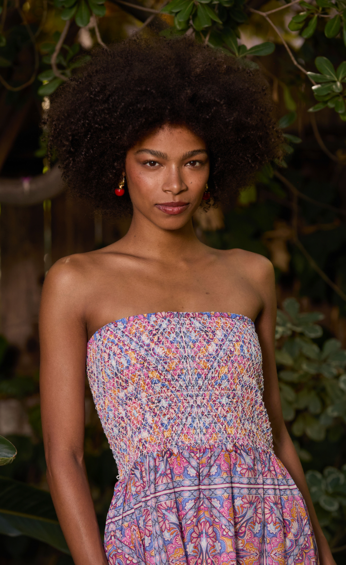Chablis Skirt in Petal Tapestry