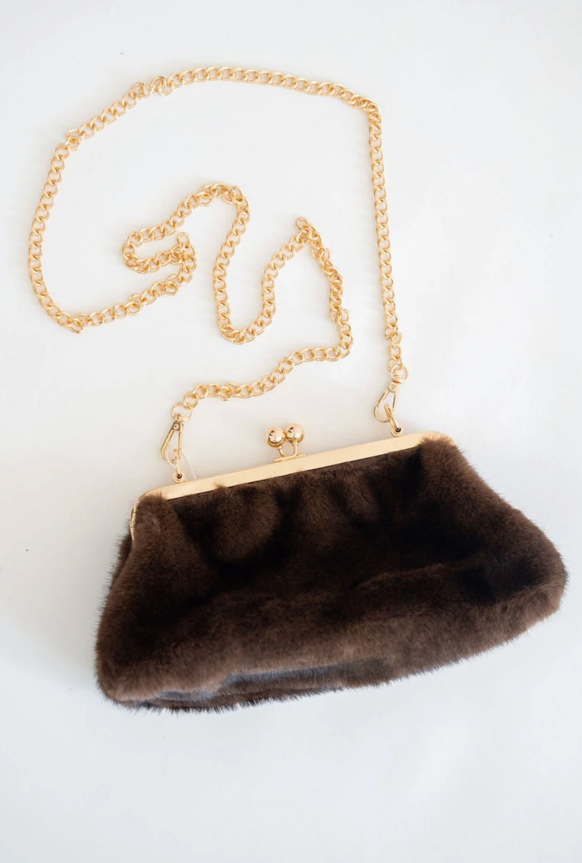 Sarah Fur Clutch