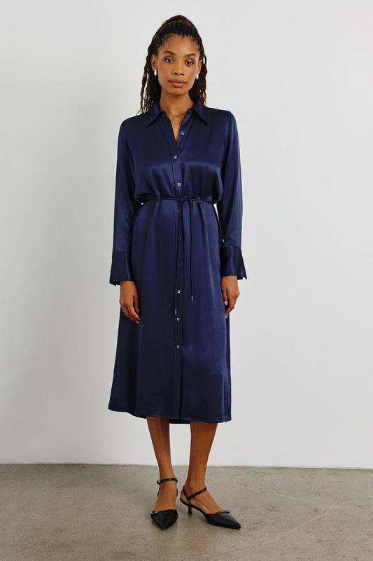 Anina Dress in Navy