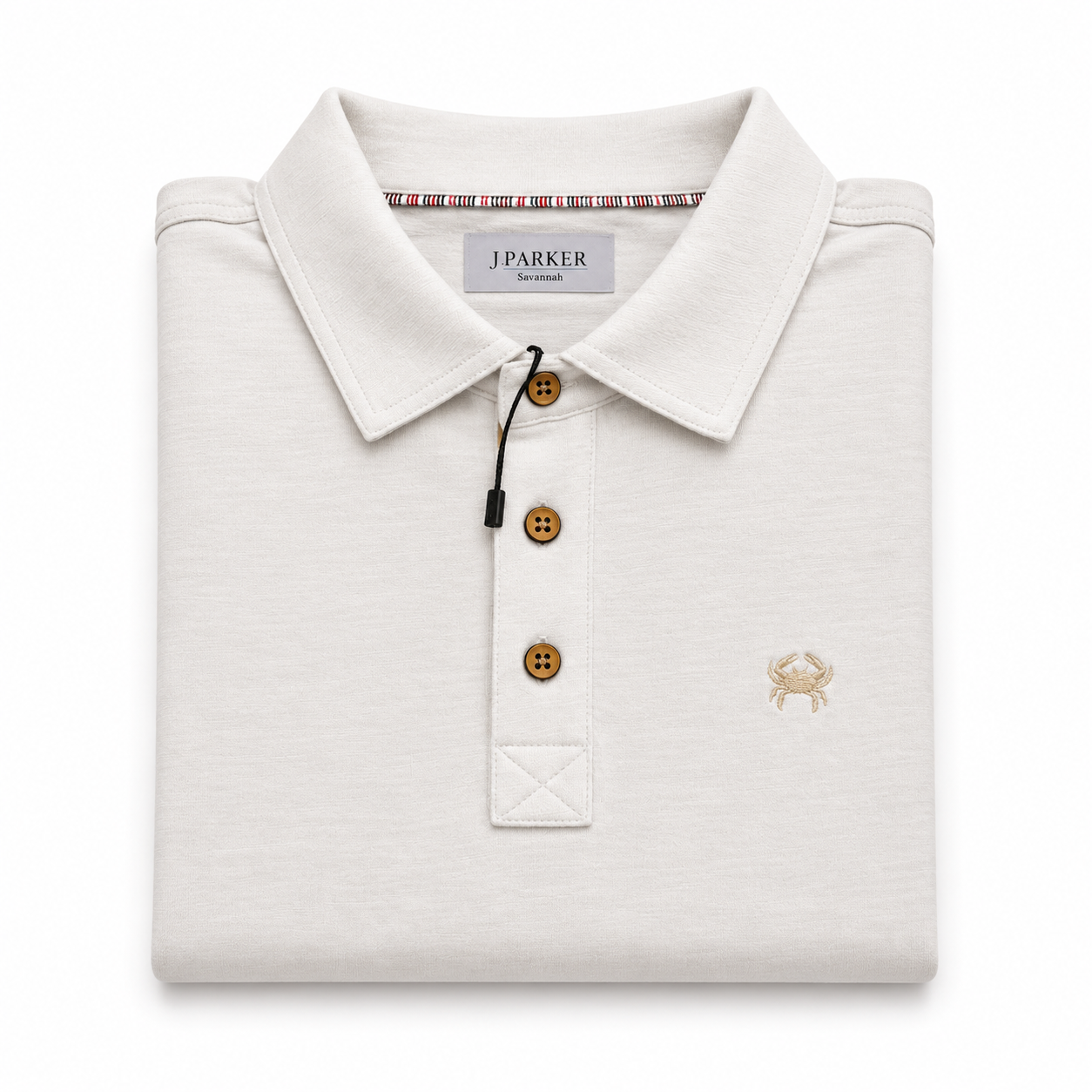 Soft White Cotton Polo