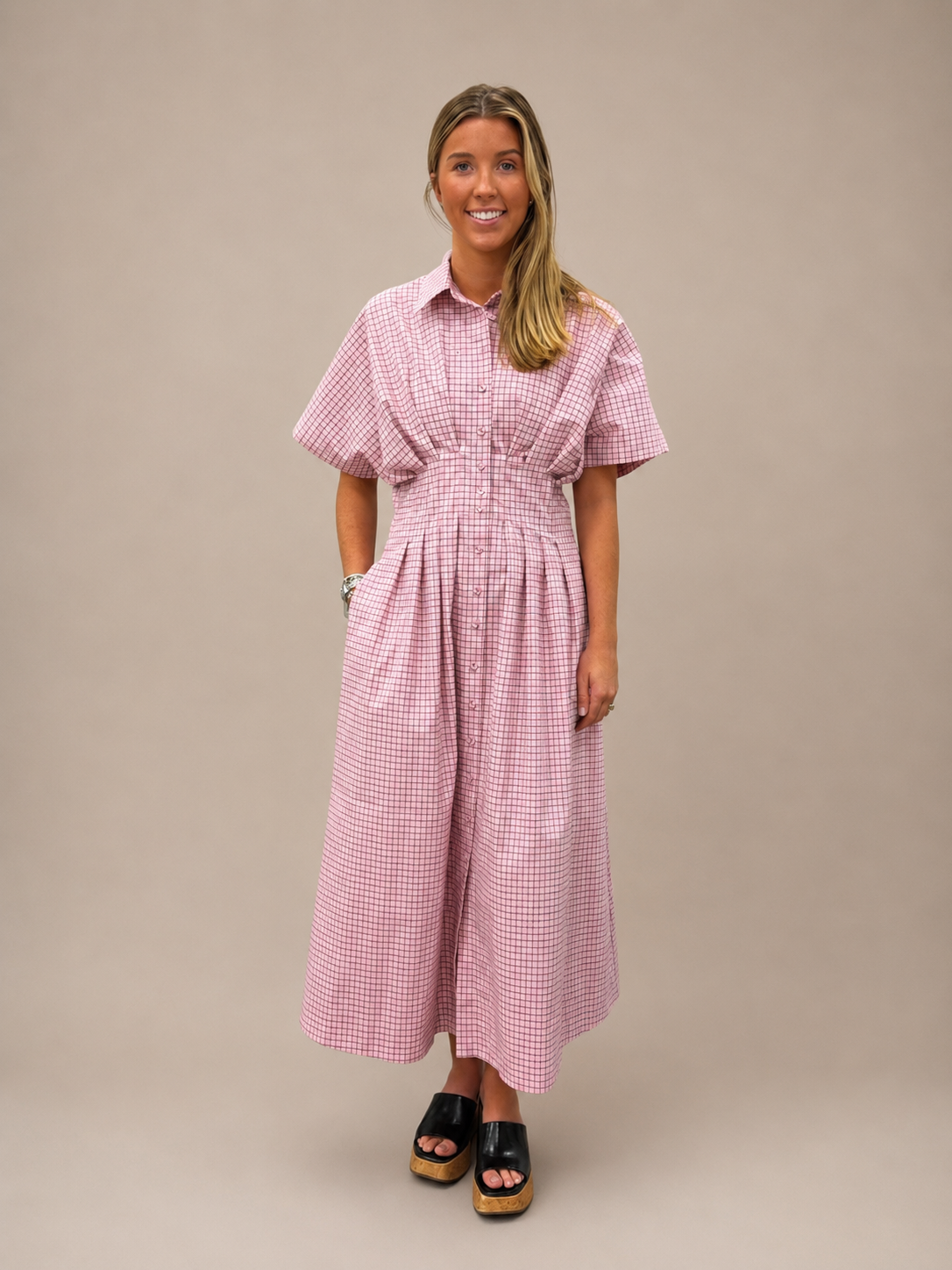 Floraine Dress in Pink