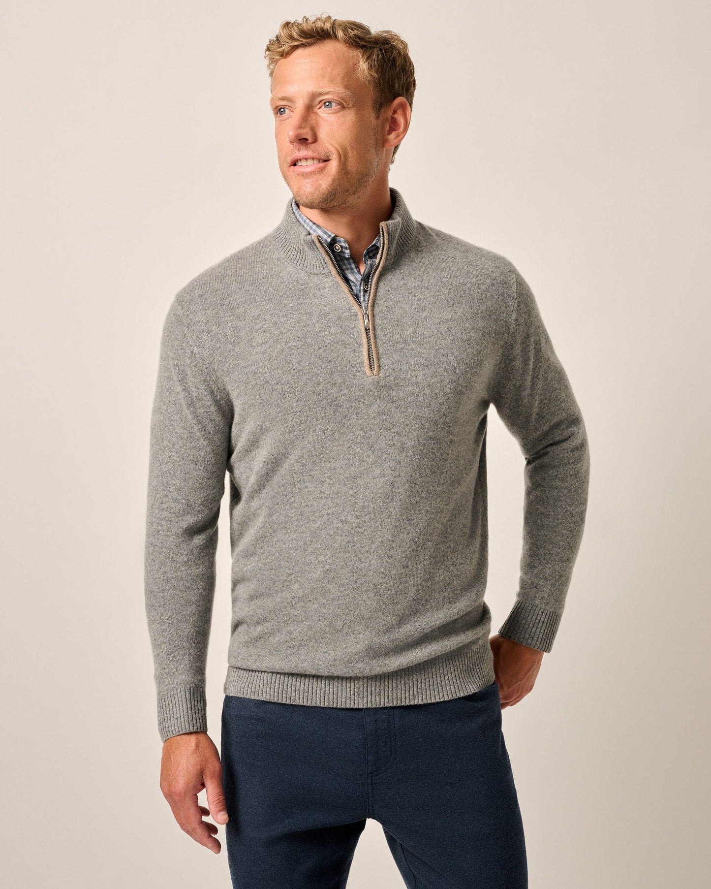 Mayfair Cashmere Quarter Zip