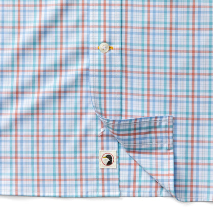 Performance Poplin Sport Shirt in Rosewood