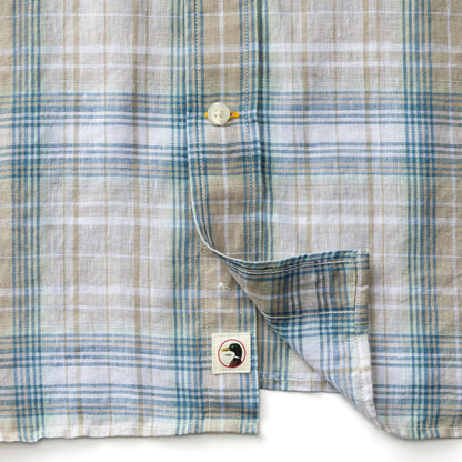 Linen Poplin Sport in Sandstone