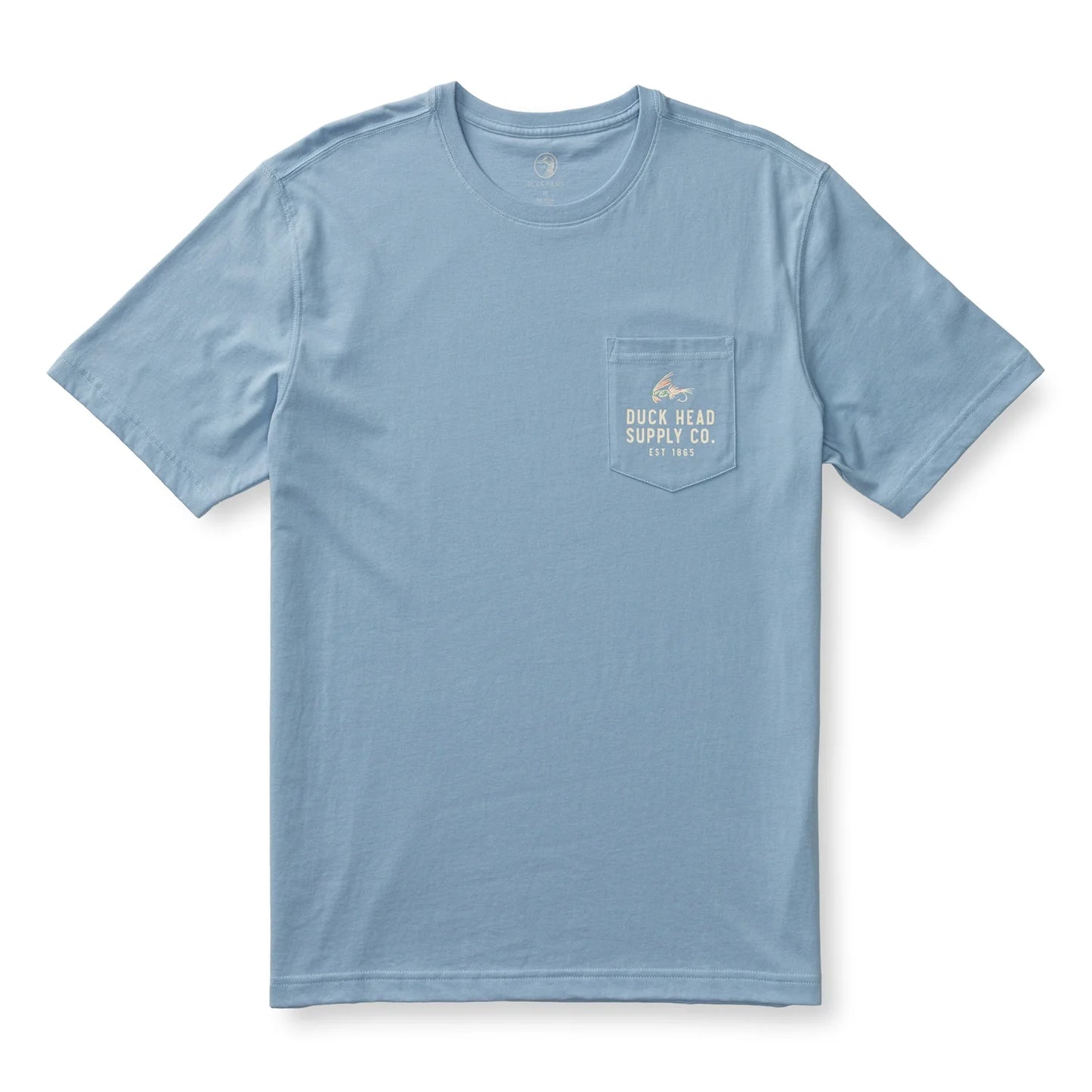Catch of The Day T-Shirt in Chambray Blue
