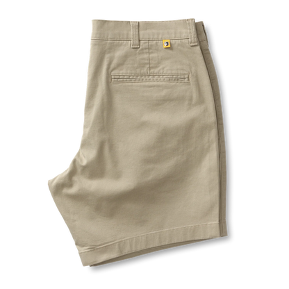 7" Gold School Chino Short in Khaki
