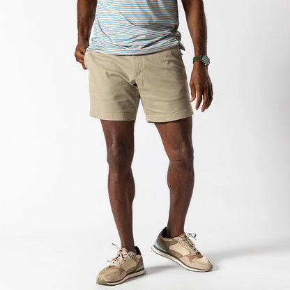 7" Gold School Chino Short in Khaki
