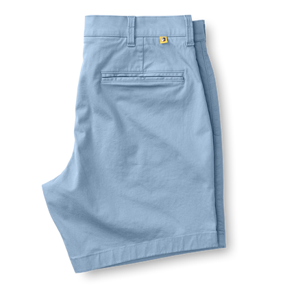 7" Gold School Chino Short in Chambray Blue