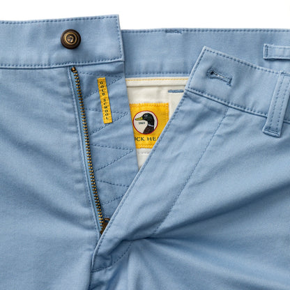 7" Gold School Chino Short in Chambray Blue