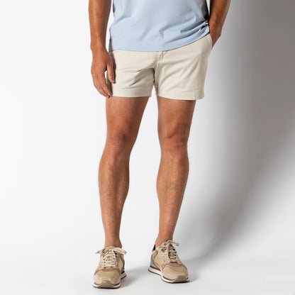 5" Gold School Chino Short in Stone