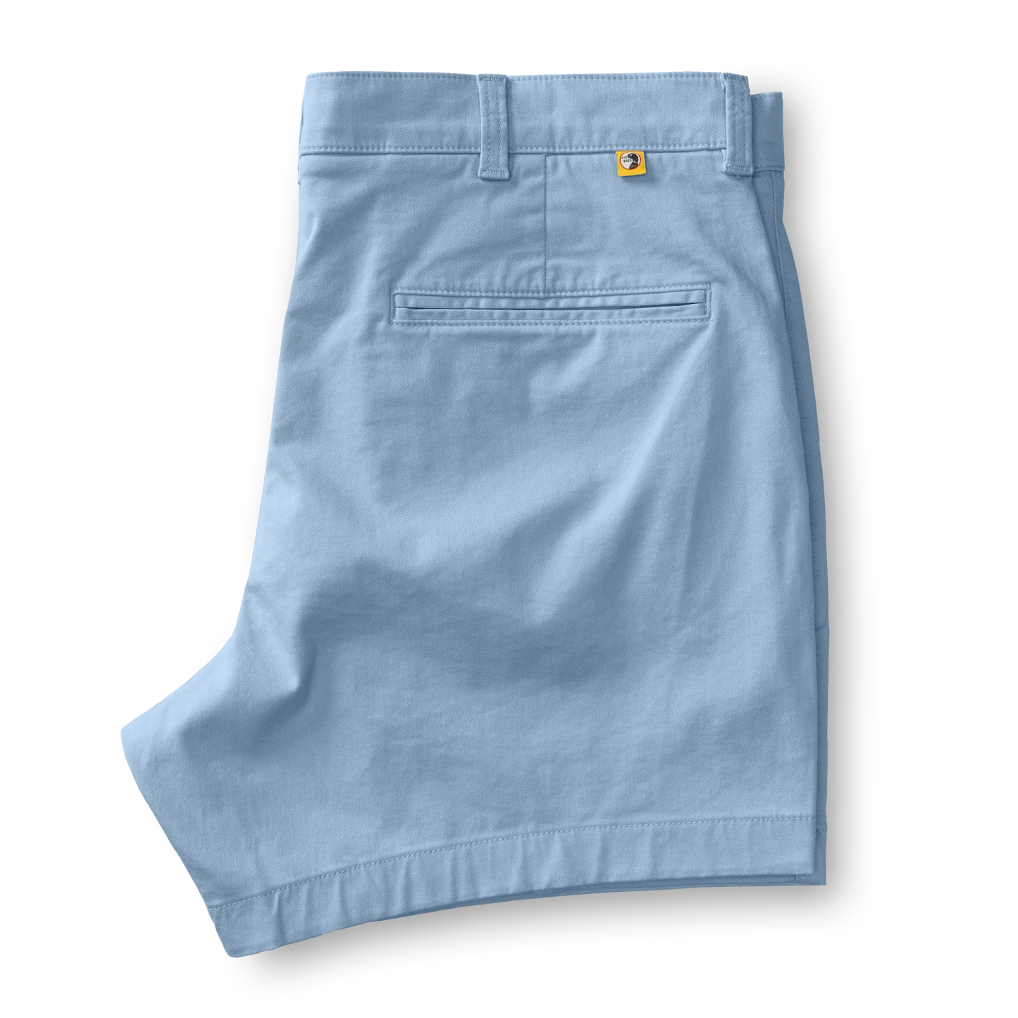 5" Gold School Chino Short in Chambray Blue
