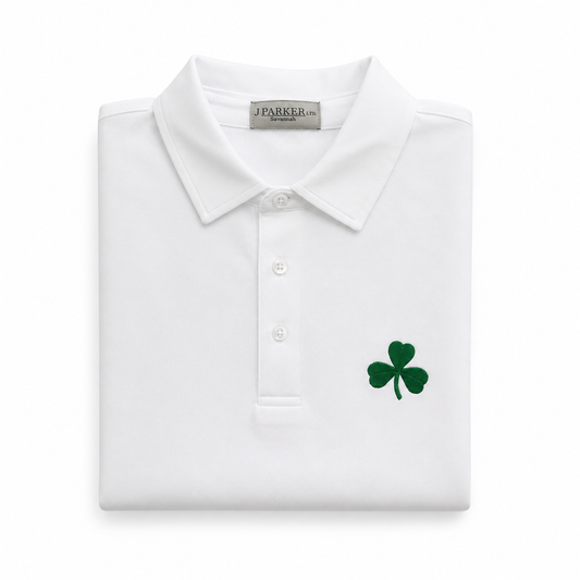 White Shamrock Polo