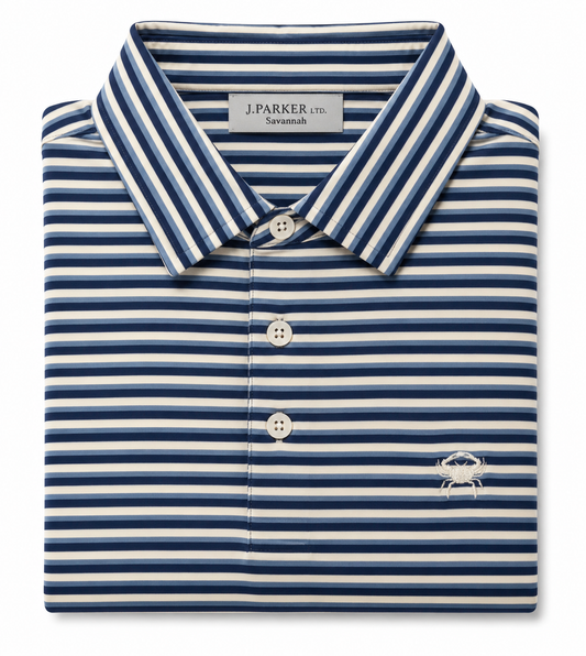 The Daffin Stripe Performance Polo