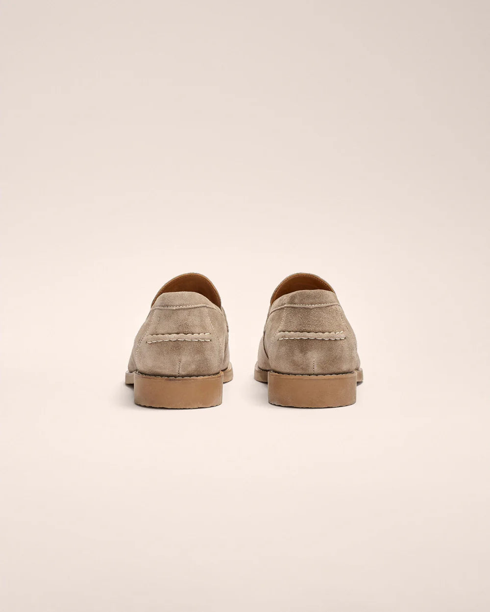 J-Flex Suede Loafer in Stone