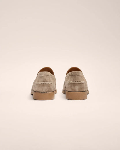 J-Flex Suede Loafer in Stone