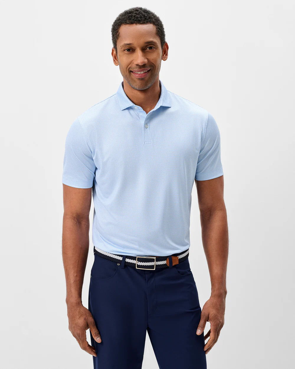 Performance Jersey Polo-Dot Neat