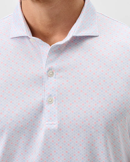 Performance Jersey Polo-Pip Floral
