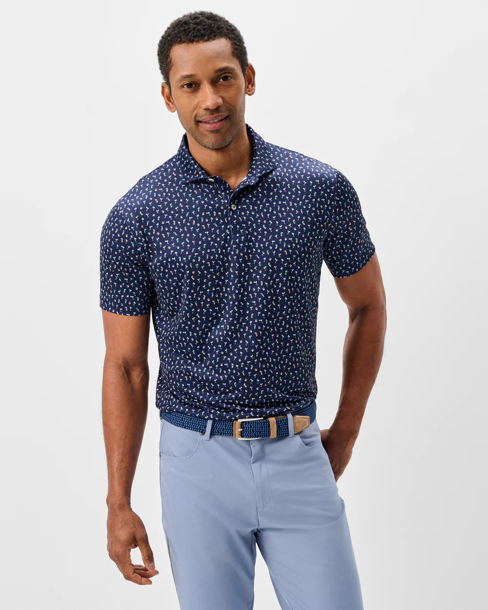 Performance Jersey Polo-Pop Tails