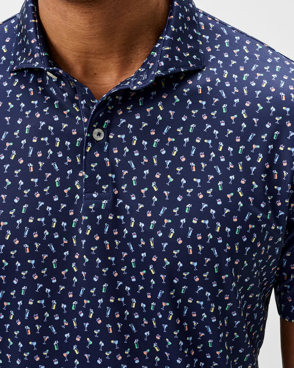 Performance Jersey Polo-Pop Tails
