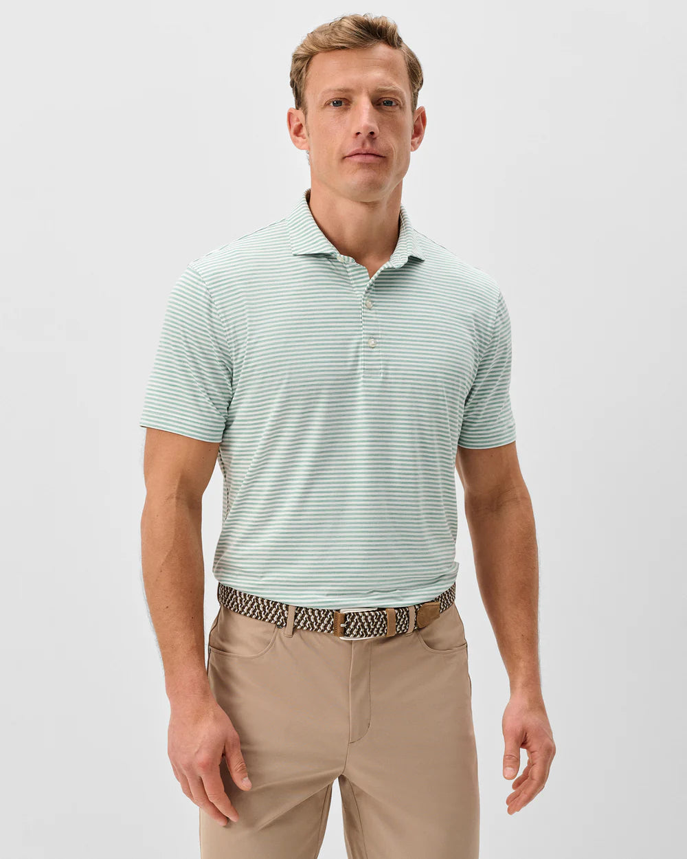 Performance Featherweight Polo-Seymour Stripe