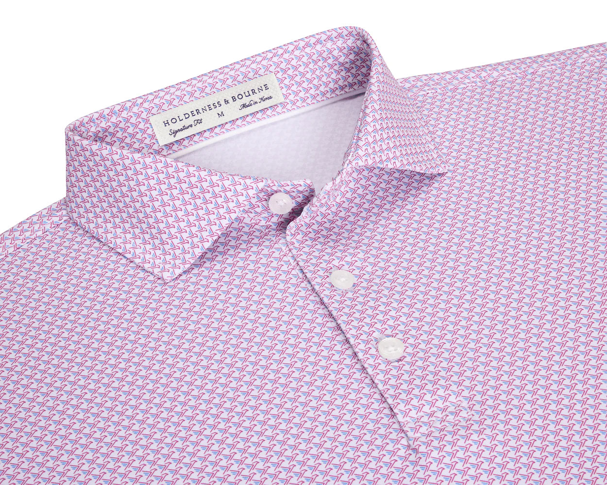 The Justice Shirt in Horizon Blue and Cabernet