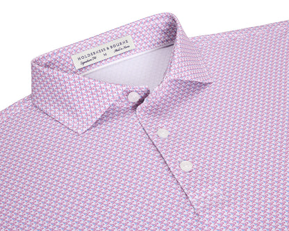 The Justice Shirt in Horizon Blue and Cabernet