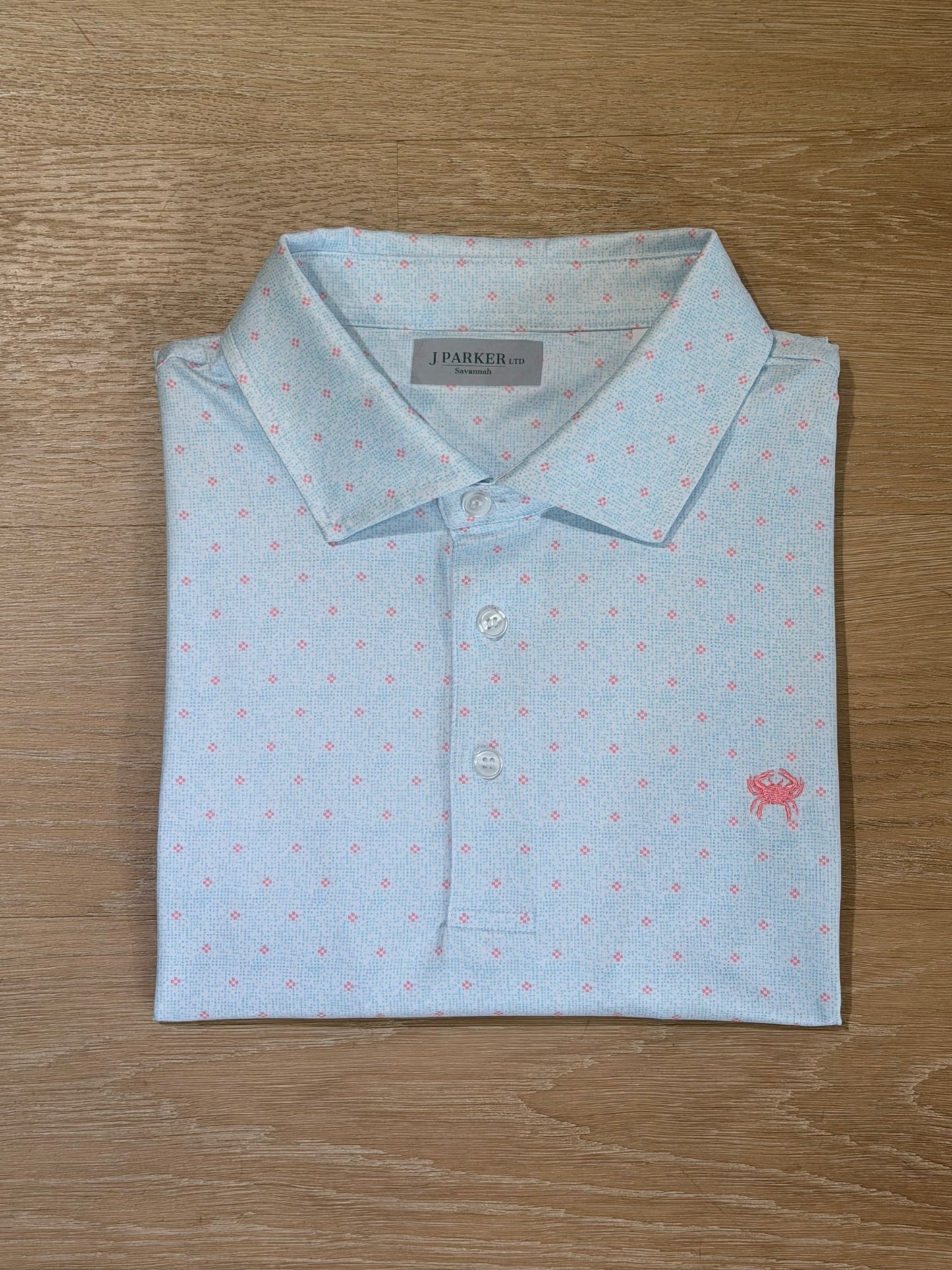 Pink Starburst Performance Polo