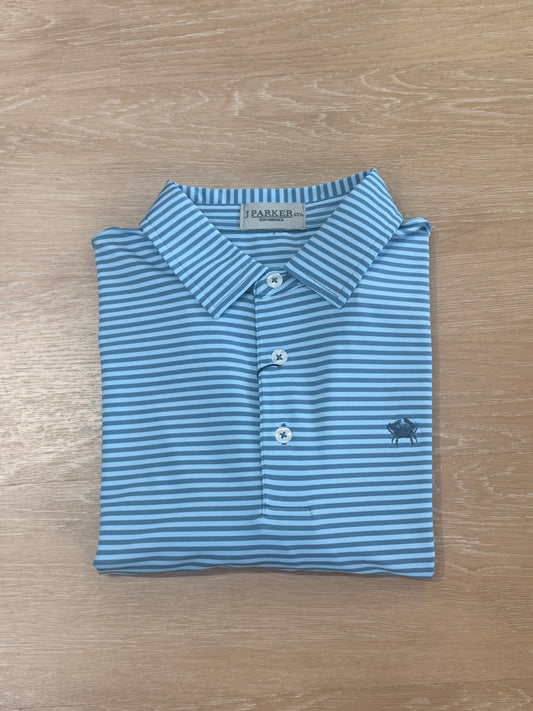 The Skidaway Stripe Performance Polo
