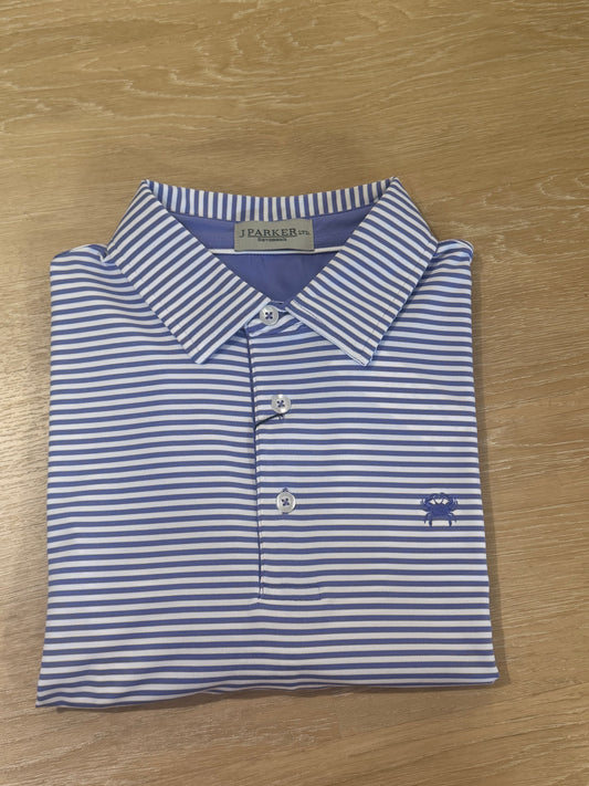 The Bonaventure Stripe Performance Polo