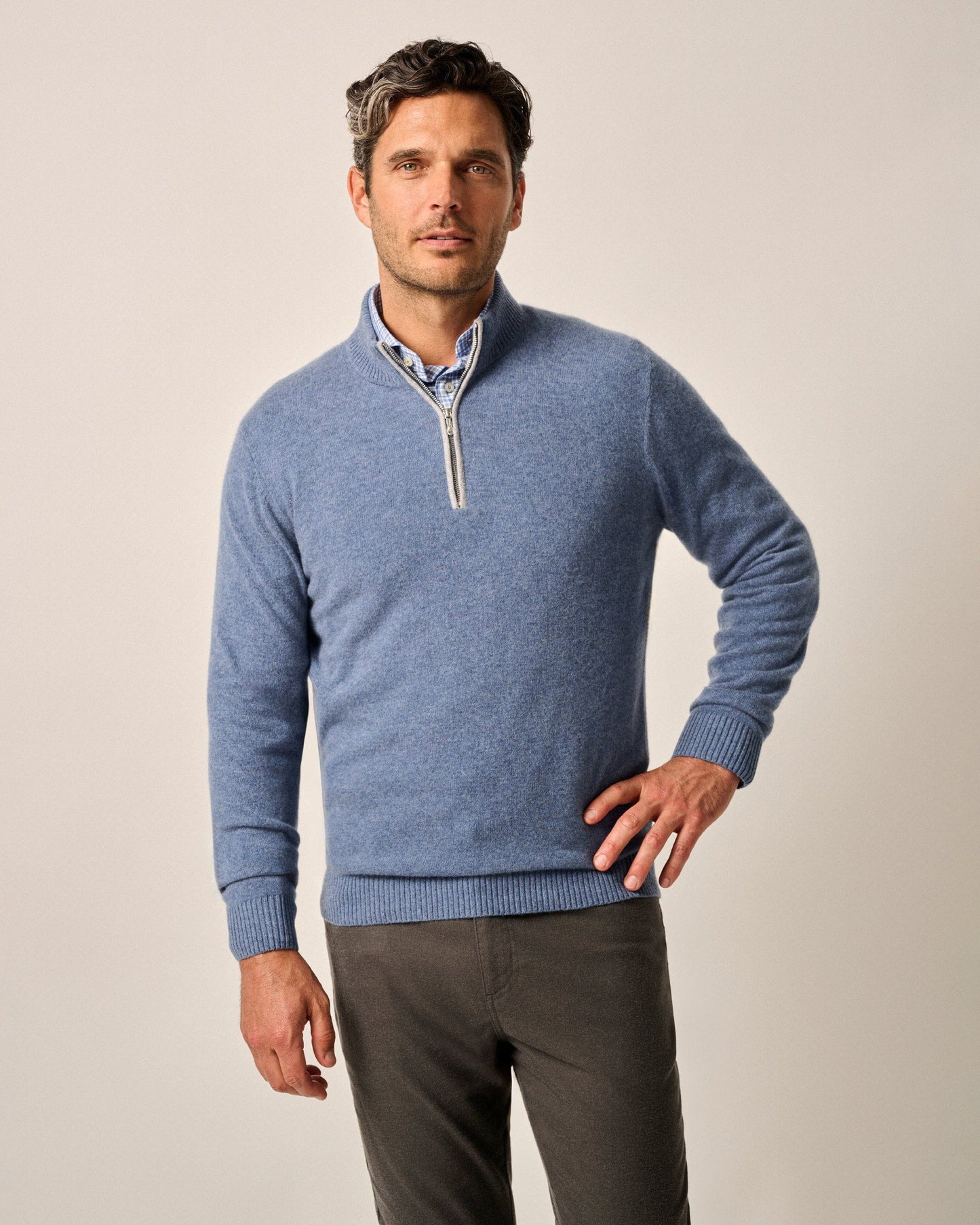 Mayfair Cashmere Quarter Zip