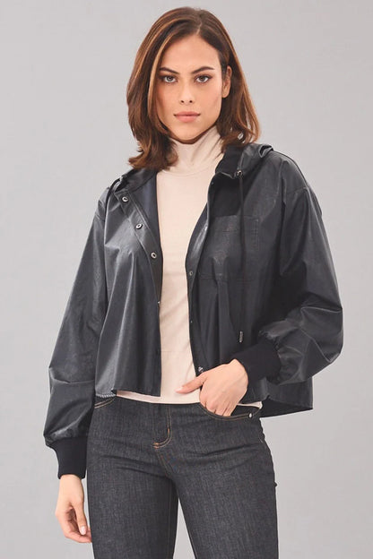 Leather Swing Jacket