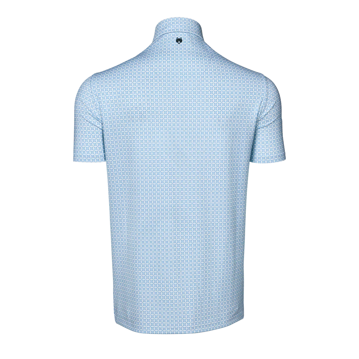Ghost Thistle Short Sleeve Polo in Wolf Blue