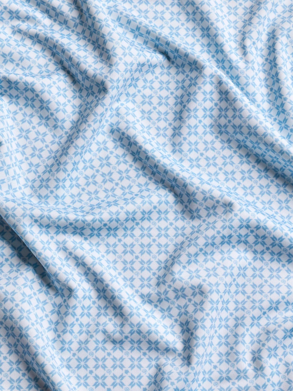 Ghost Thistle Short Sleeve Polo in Wolf Blue