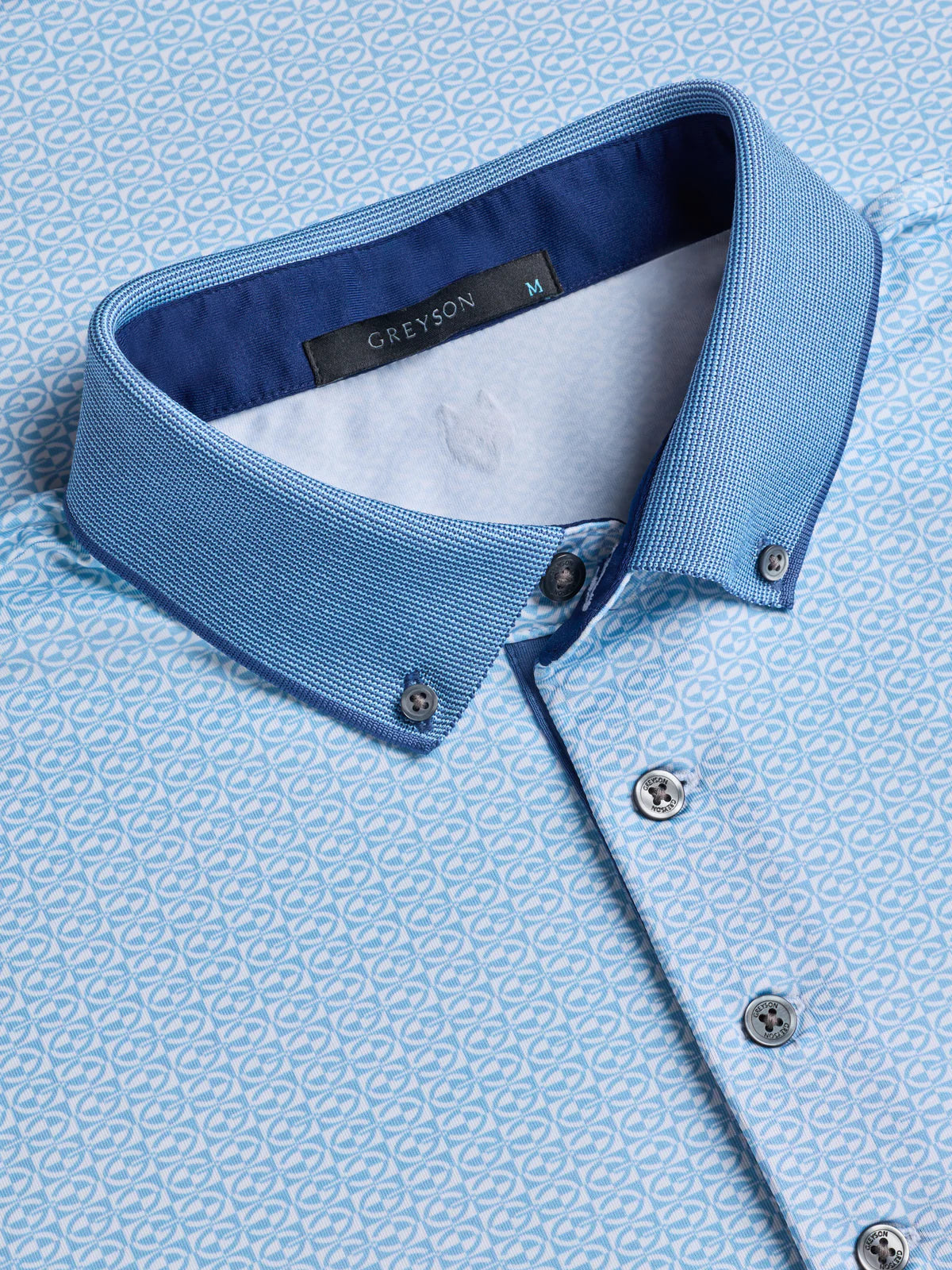 Guardian Short Sleeve Polo in Wolf Blue